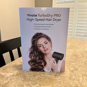 TurboDry PRO Black High-Speed Hair Dryer